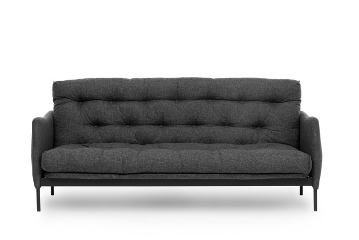 Atelier Del Sofa Renge - Sofá cama de 3 plazas Gris oscuro